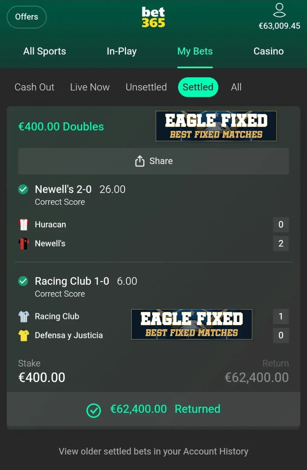 Correct Fixed Matches Correct Fixed Matches
