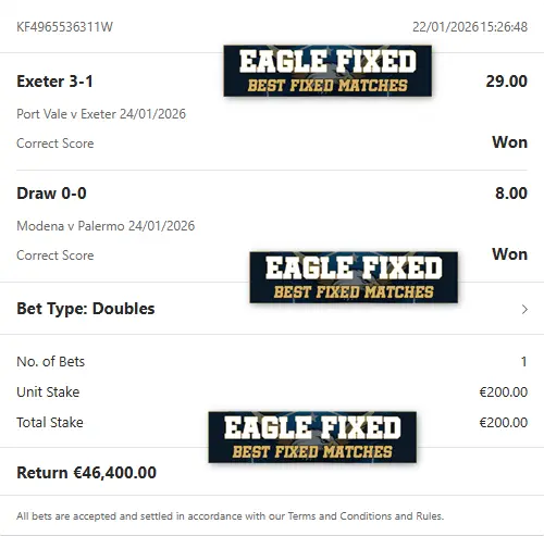 Correct Fixed Matches Correct Fixed Matches